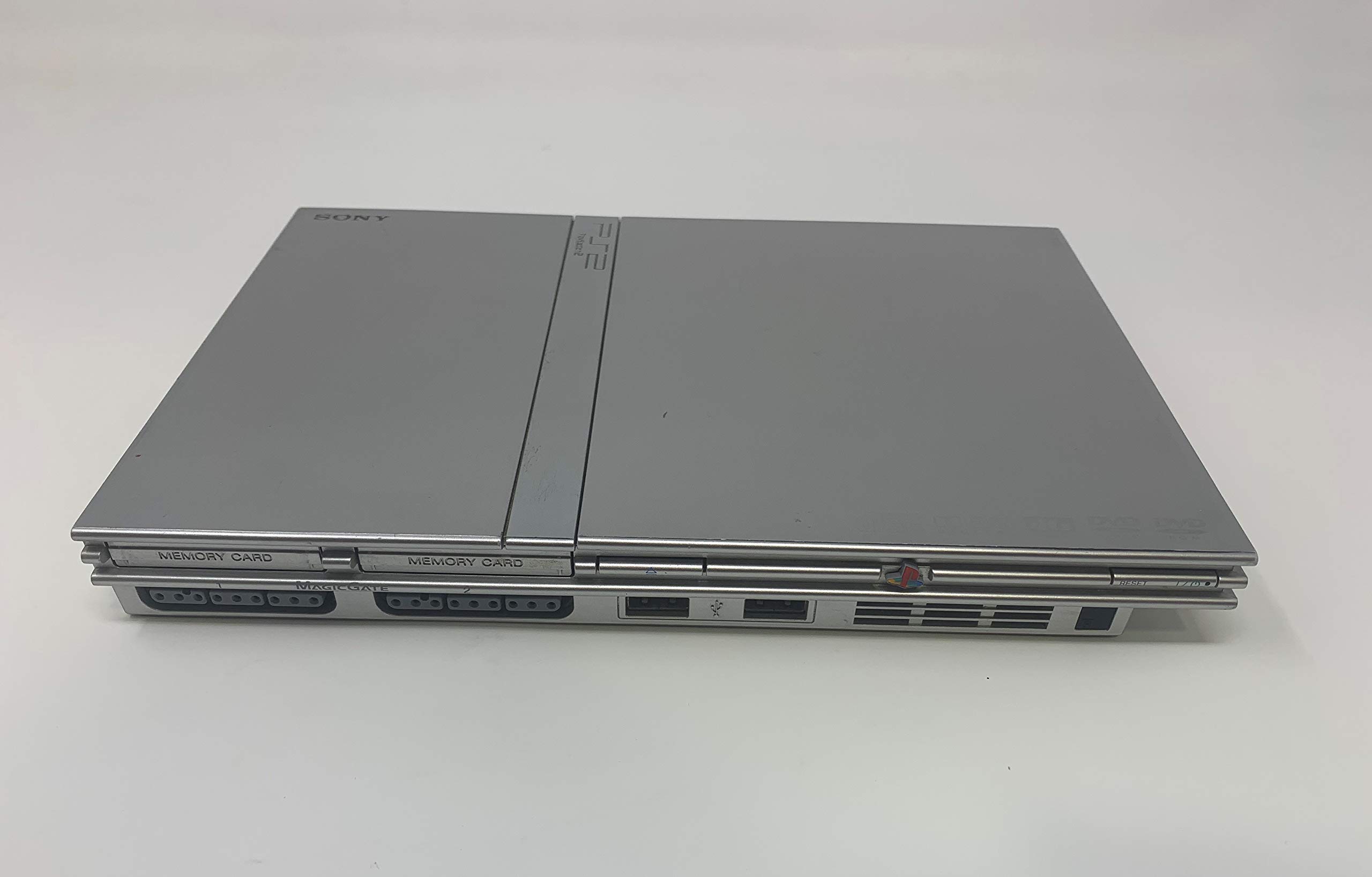 Playstation 2 Slim Silver Replacement Console Only No Cables Accessories Renewed
Playstation 2 Slim Silver Console Only