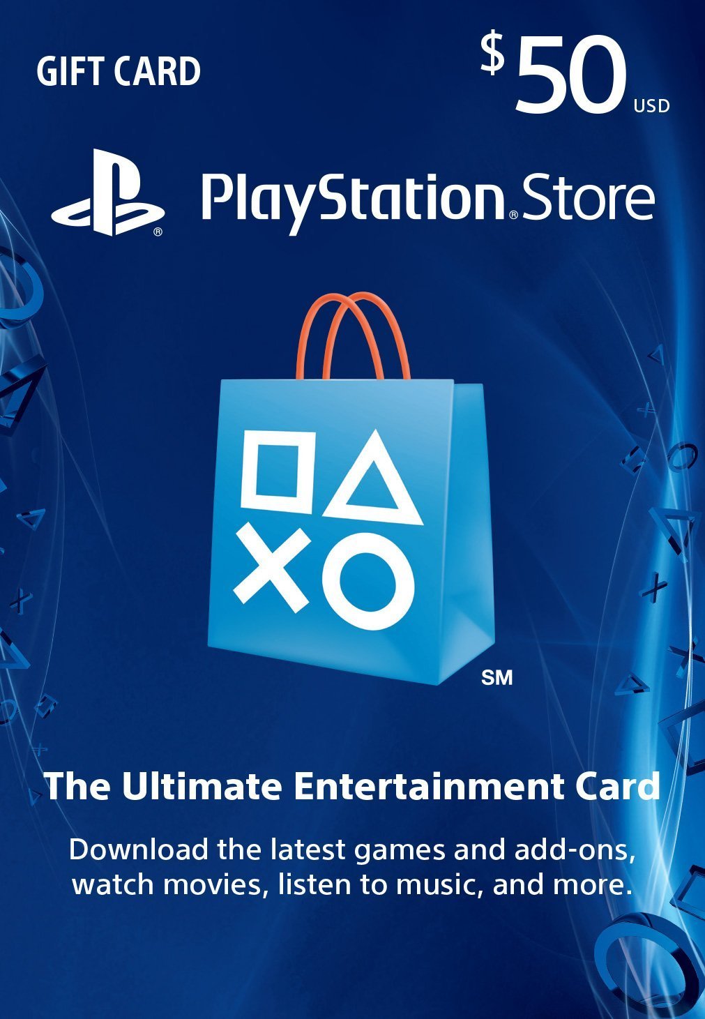 PlayStation Network Card for Gamers under 18 Entering College
| PlayStation Network Card for Console Storage and Digita